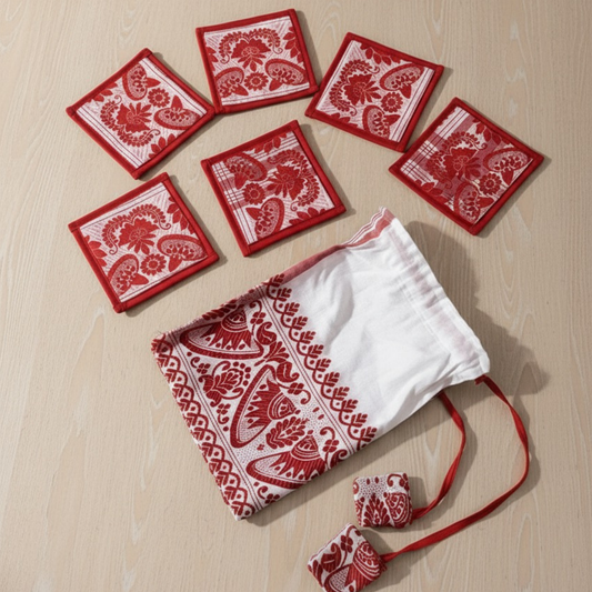 Premium Gamusa Coasters (Set of 6)