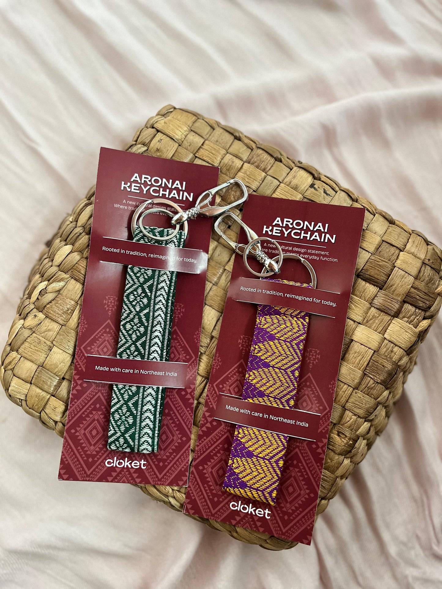 New Aronai Ribbon Keychains