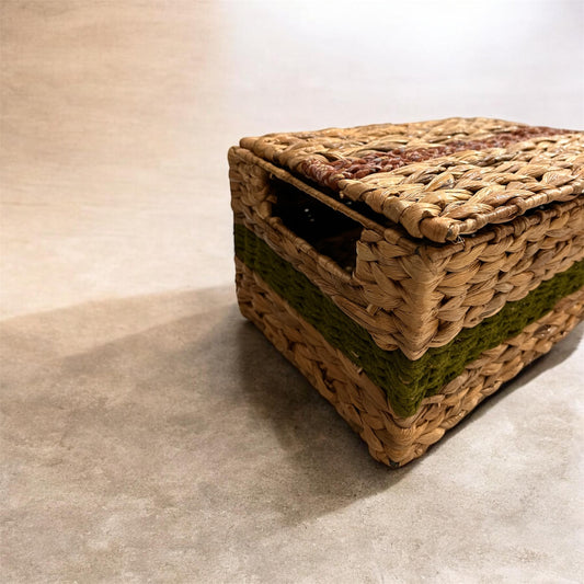 The Magic Box | Water Hyacinth & Recovered Textile Weaving