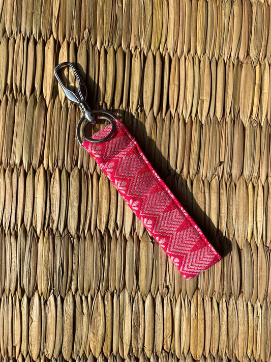 Aronai Multicoloured Ribbon Keychains (Set of 4)