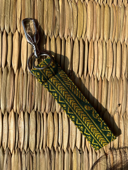 Aronai Multicoloured Ribbon Keychains (Set of 4)