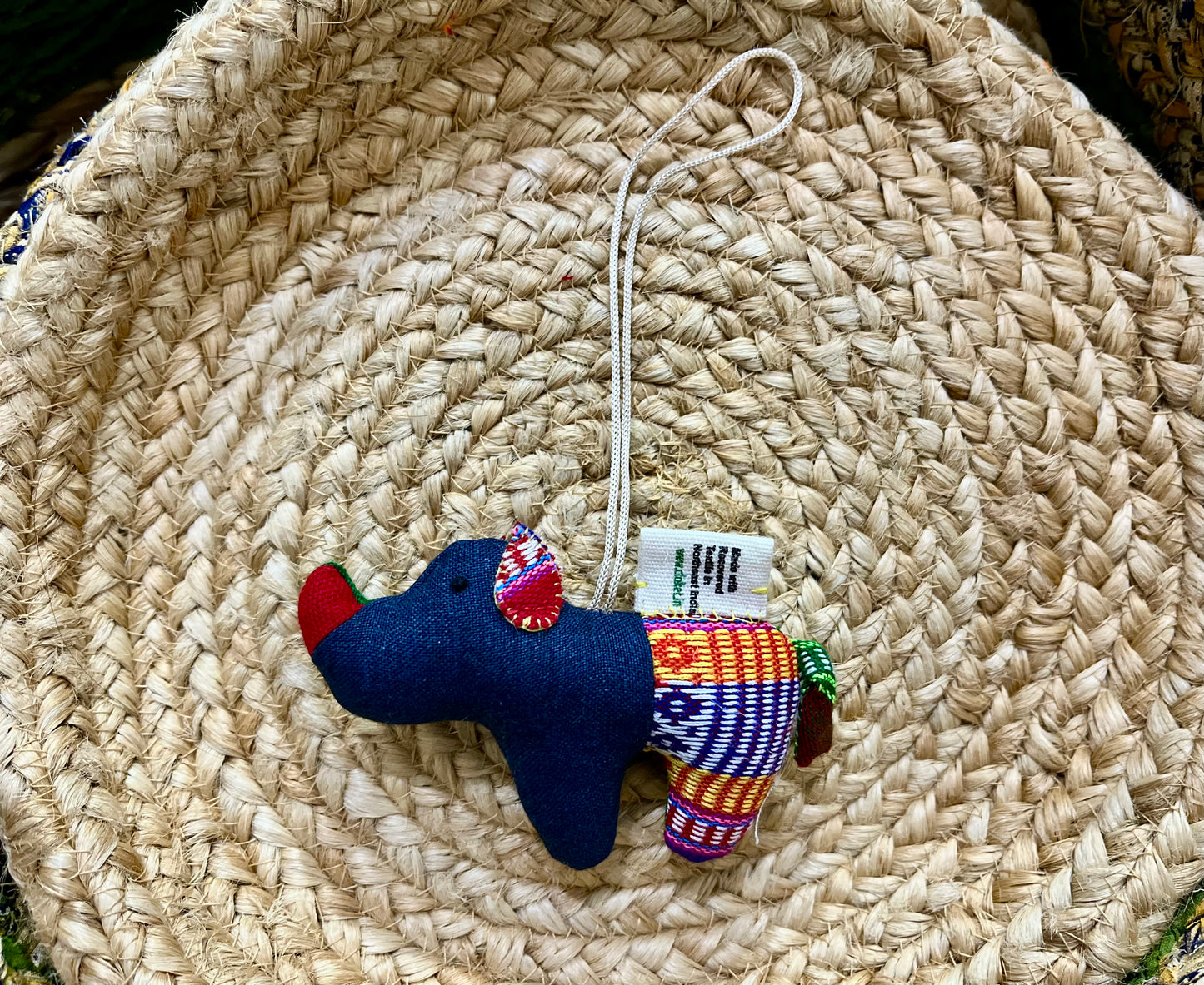 One Horned Rhino Phone Charm | Rear View Mirror Decor