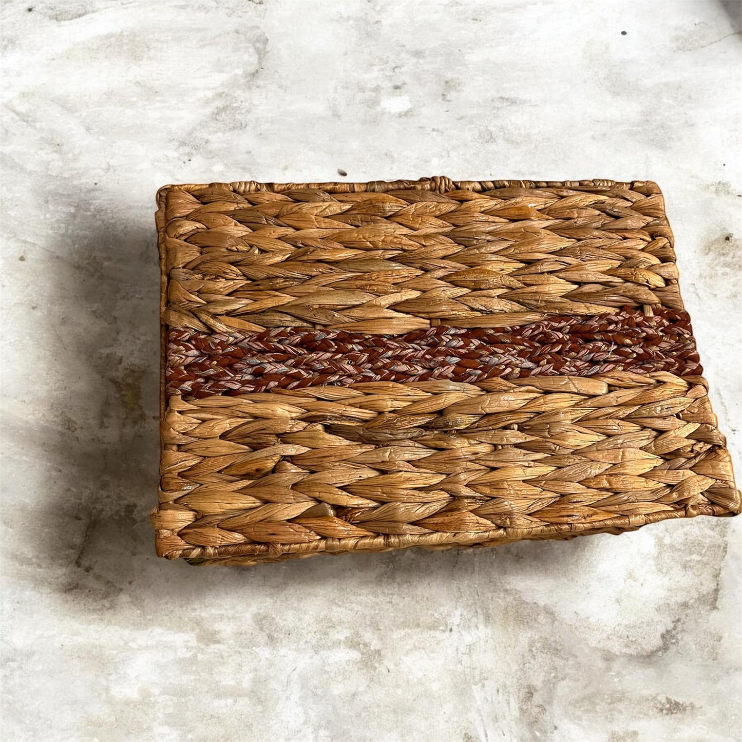 The Magic Box | Water Hyacinth & Recovered Textile Weaving