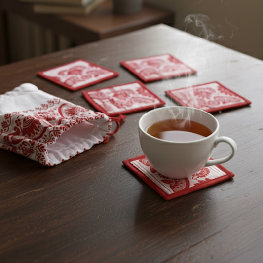 Premium Gamusa Coasters (Set of 6)