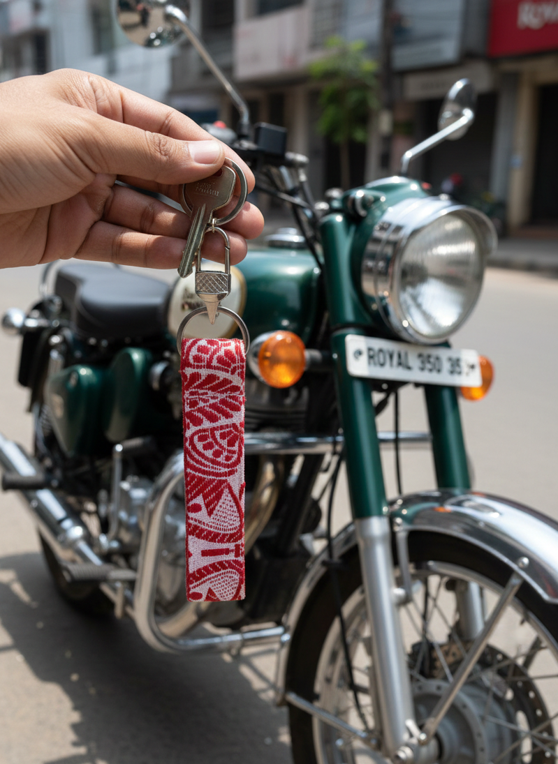Assamese Gamusa Keychain (Single/Set of 4/Set of 6)