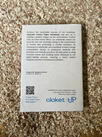 Moment by Neelparna Barman, Recycled Cotton Paper Notebook Artist Edition