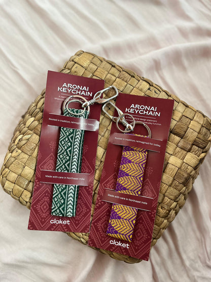 New Aronai Ribbon Keychains