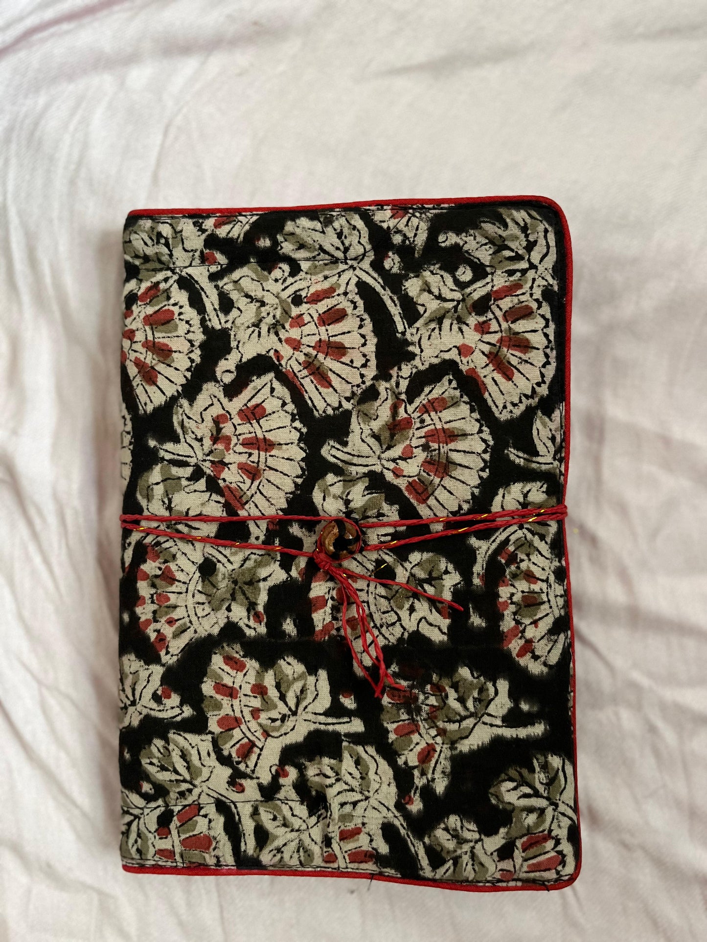 Upcycled Textile Dairy Cover | A5