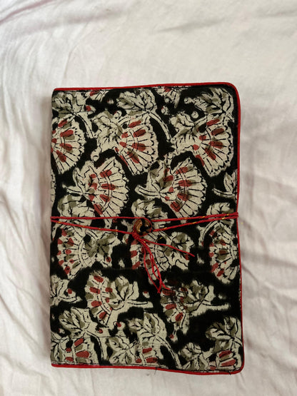 Upcycled Textile Dairy Cover | A5