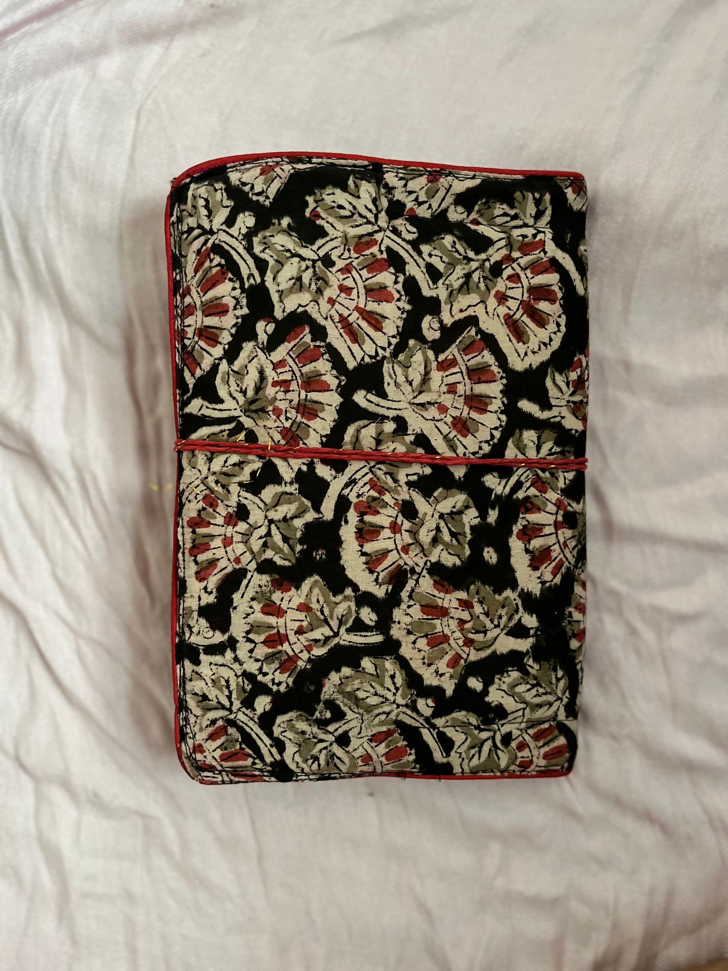 Upcycled Textile Dairy Cover | A5