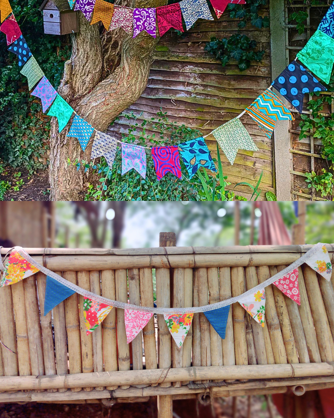 Upcycled Party Buntings