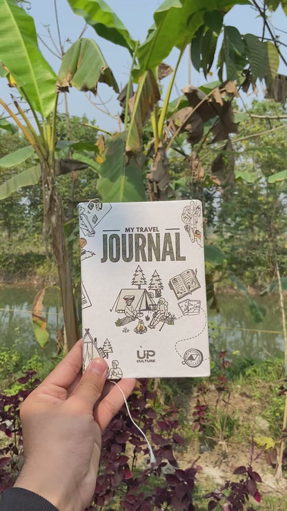 Travel Journal | Traveller’s Edition | Recycled Cotton Paper Notebook Artist Edition